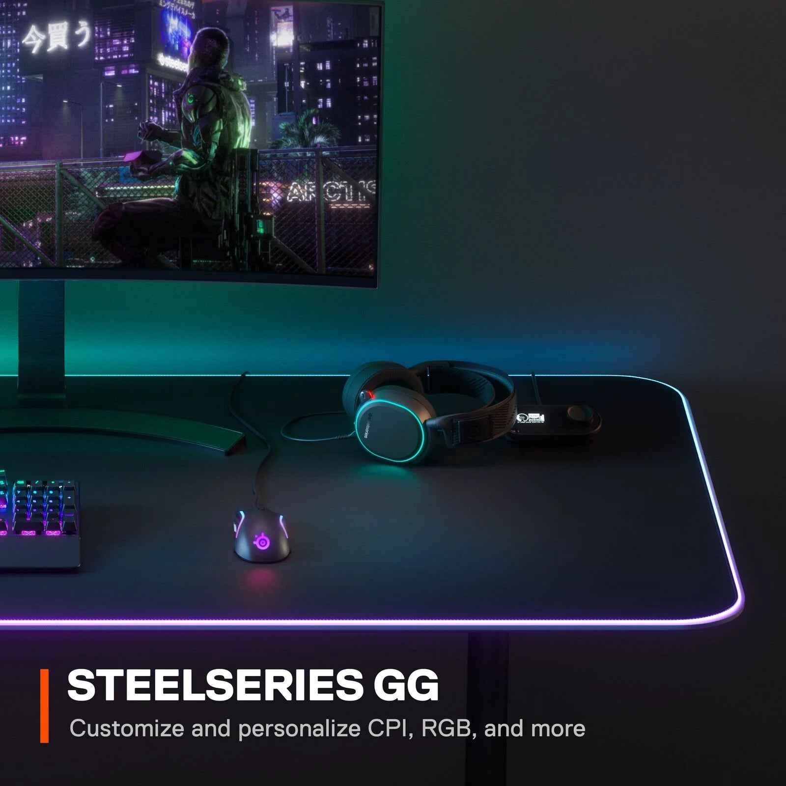 Rival 5 Gaming Mouse with 9 Programmable Buttons and 18K CPI Truemove Air Optical Sensor