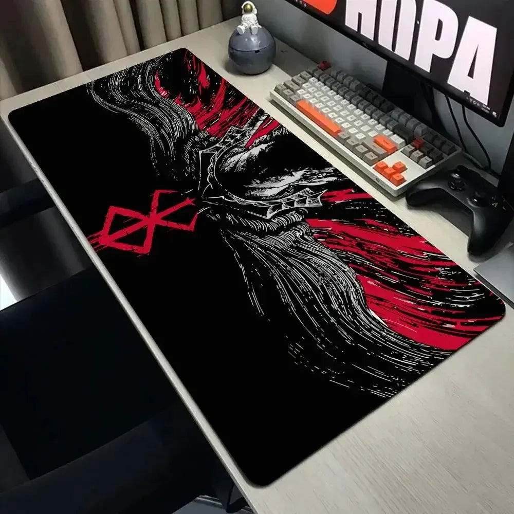 Guts Sword in Berserk Mouse Mat XXL Computer Accessories Large Keyboard Laptop Table Pad the New Product Gamer Gaming Mousepad