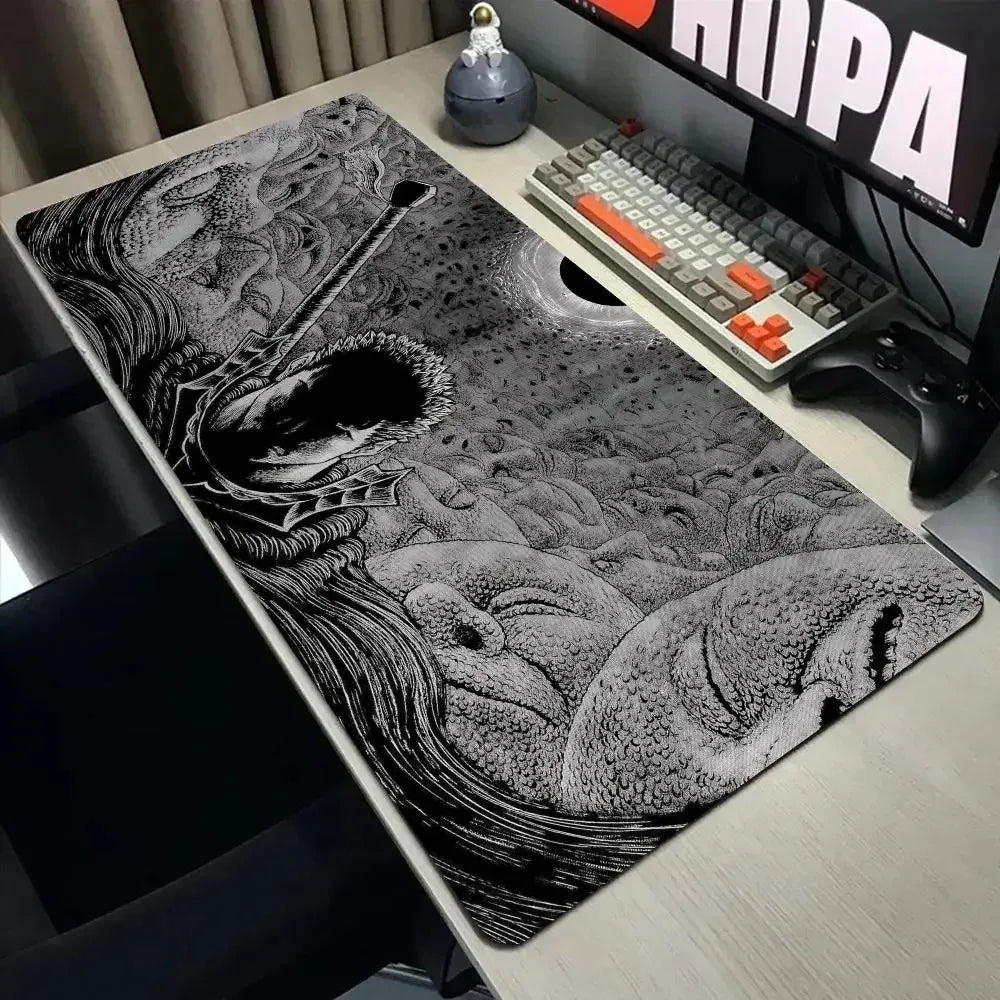 Guts Sword in Berserk Mouse Mat XXL Computer Accessories Large Keyboard Laptop Table Pad the New Product Gamer Gaming Mousepad