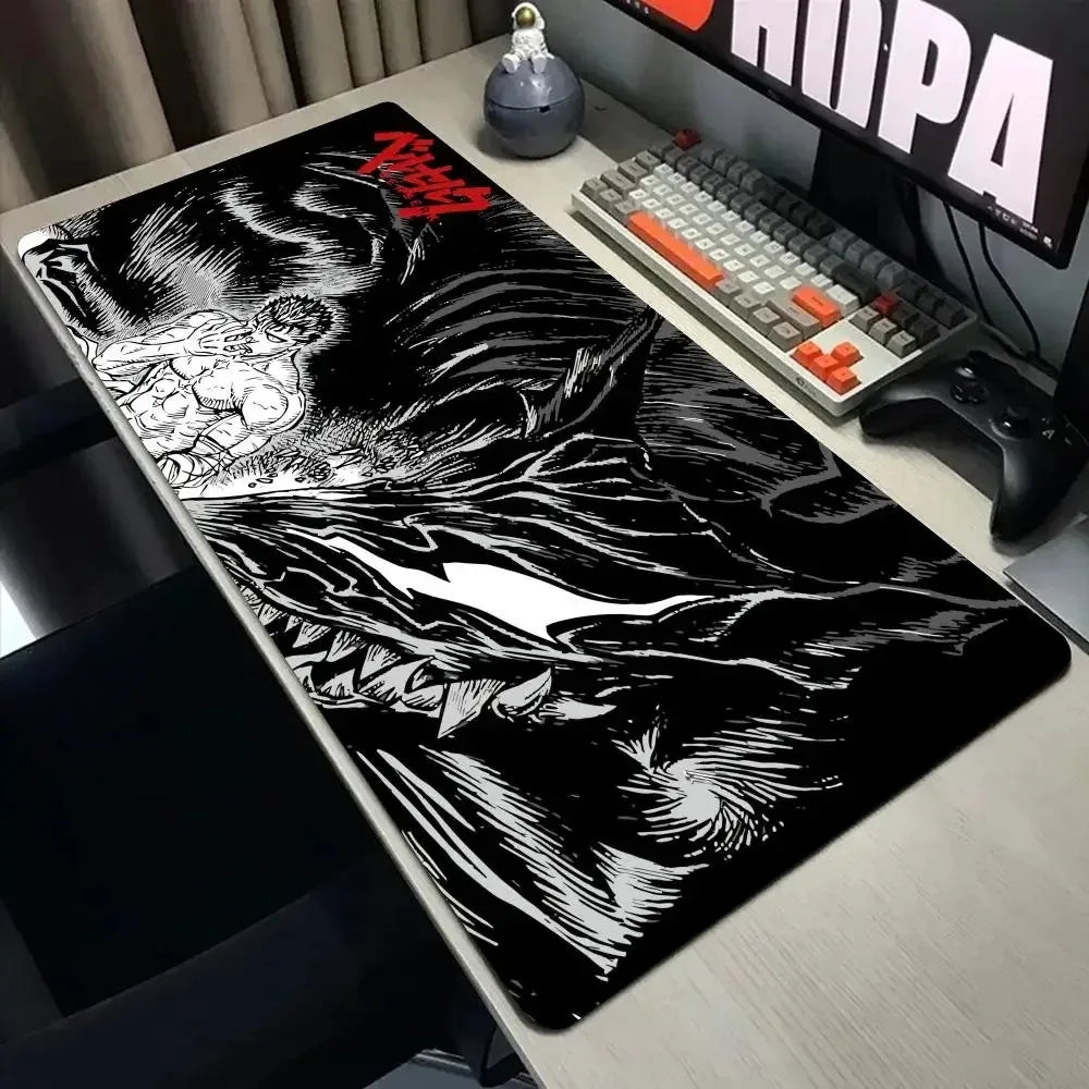Guts Sword in Berserk Mouse Mat XXL Computer Accessories Large Keyboard Laptop Table Pad the New Product Gamer Gaming Mousepad