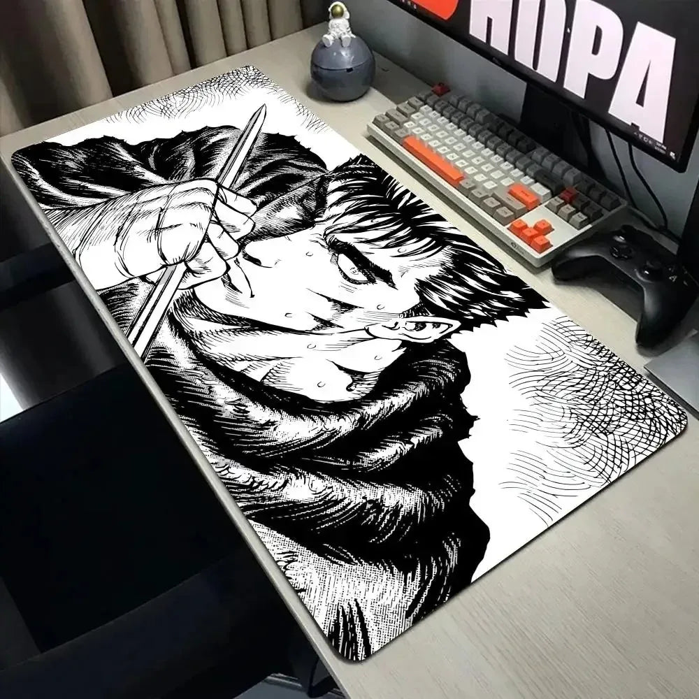 Guts Sword in Berserk Mouse Mat XXL Computer Accessories Large Keyboard Laptop Table Pad the New Product Gamer Gaming Mousepad