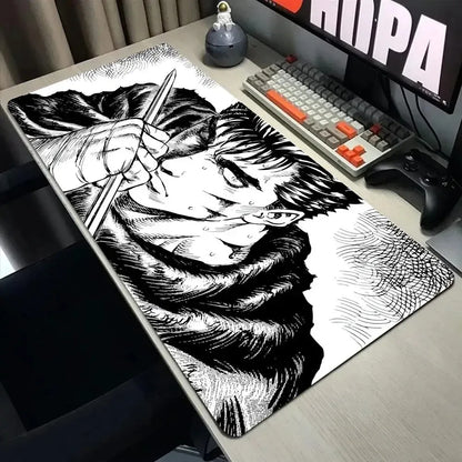 Guts Sword in Berserk Mouse Mat XXL Computer Accessories Large Keyboard Laptop Table Pad the New Product Gamer Gaming Mousepad