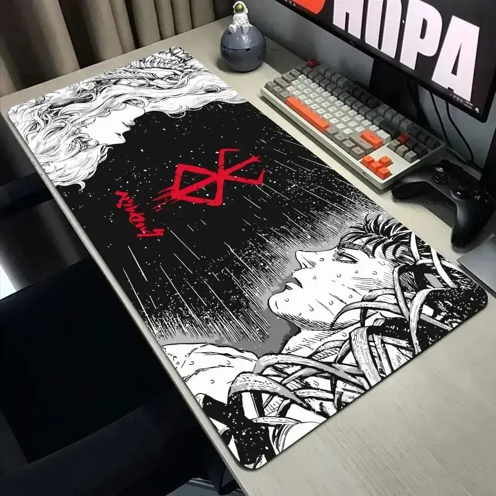 Guts Sword in Berserk Mouse Mat XXL Computer Accessories Large Keyboard Laptop Table Pad the New Product Gamer Gaming Mousepad