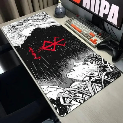 Guts Sword in Berserk Mouse Mat XXL Computer Accessories Large Keyboard Laptop Table Pad the New Product Gamer Gaming Mousepad