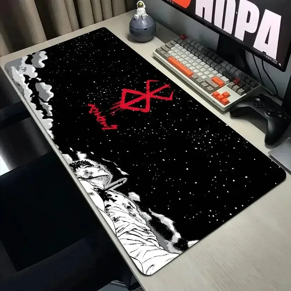 Guts Sword in Berserk Mouse Mat XXL Computer Accessories Large Keyboard Laptop Table Pad the New Product Gamer Gaming Mousepad