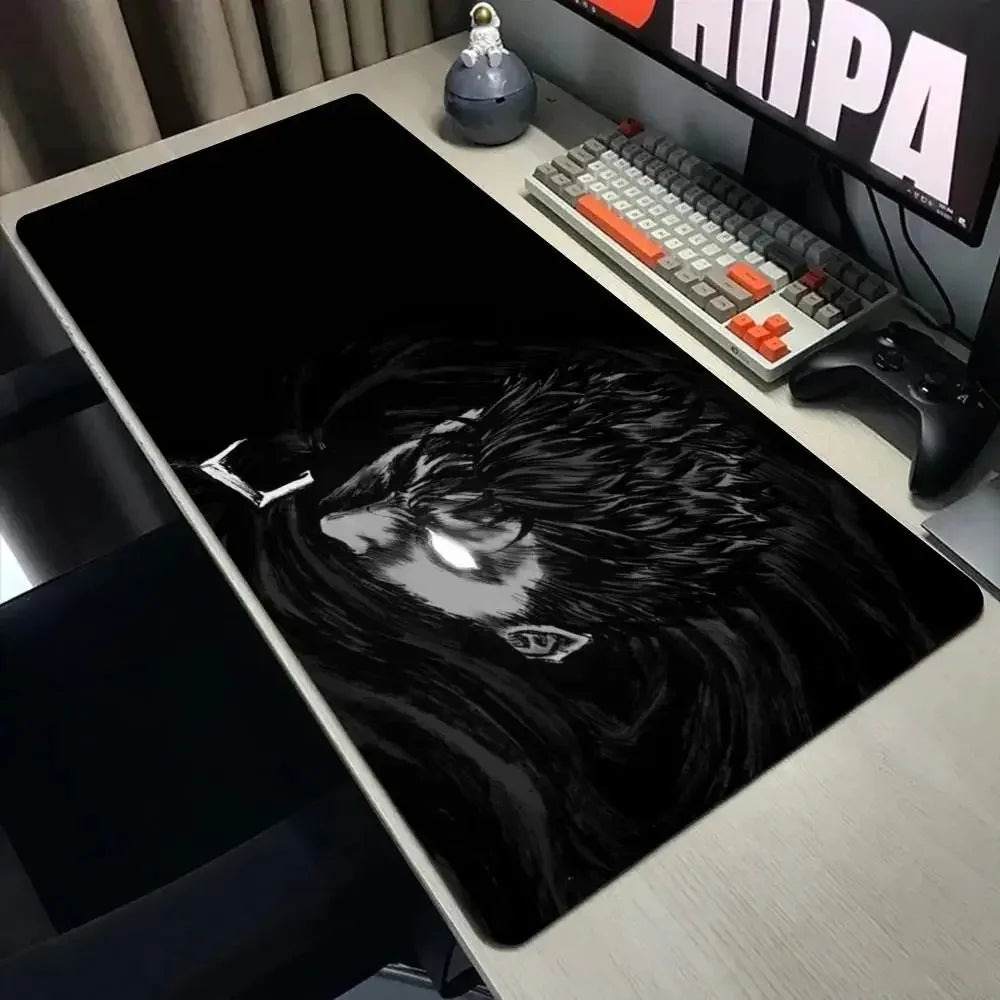 Guts Sword in Berserk Mouse Mat XXL Computer Accessories Large Keyboard Laptop Table Pad the New Product Gamer Gaming Mousepad