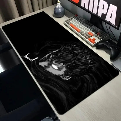 Guts Sword in Berserk Mouse Mat XXL Computer Accessories Large Keyboard Laptop Table Pad the New Product Gamer Gaming Mousepad