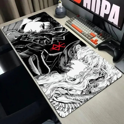 Guts Sword in Berserk Mouse Mat XXL Computer Accessories Large Keyboard Laptop Table Pad the New Product Gamer Gaming Mousepad